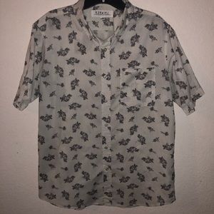 Casual Button-Down Shirt.